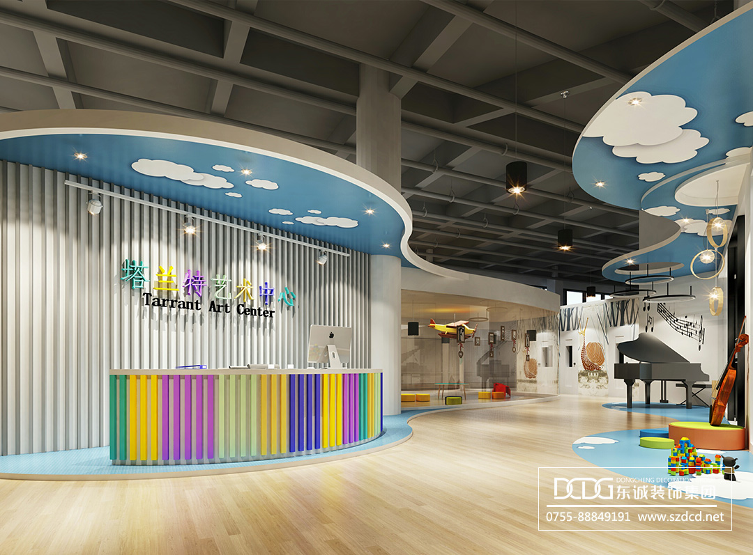 660㎡炫彩童真|塔蘭特藝術教育中心設計欣賞